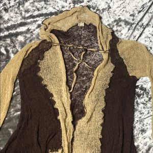Boho Santa Fe Southwestern shrug cardigan